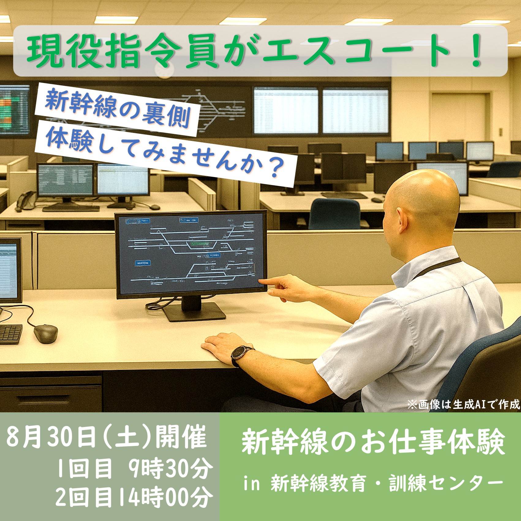現役指令員がエスコート！新幹線のお仕事体験（指令体験付き）～in 新幹線教育・訓練センター～ @新幹線教育・訓練センター