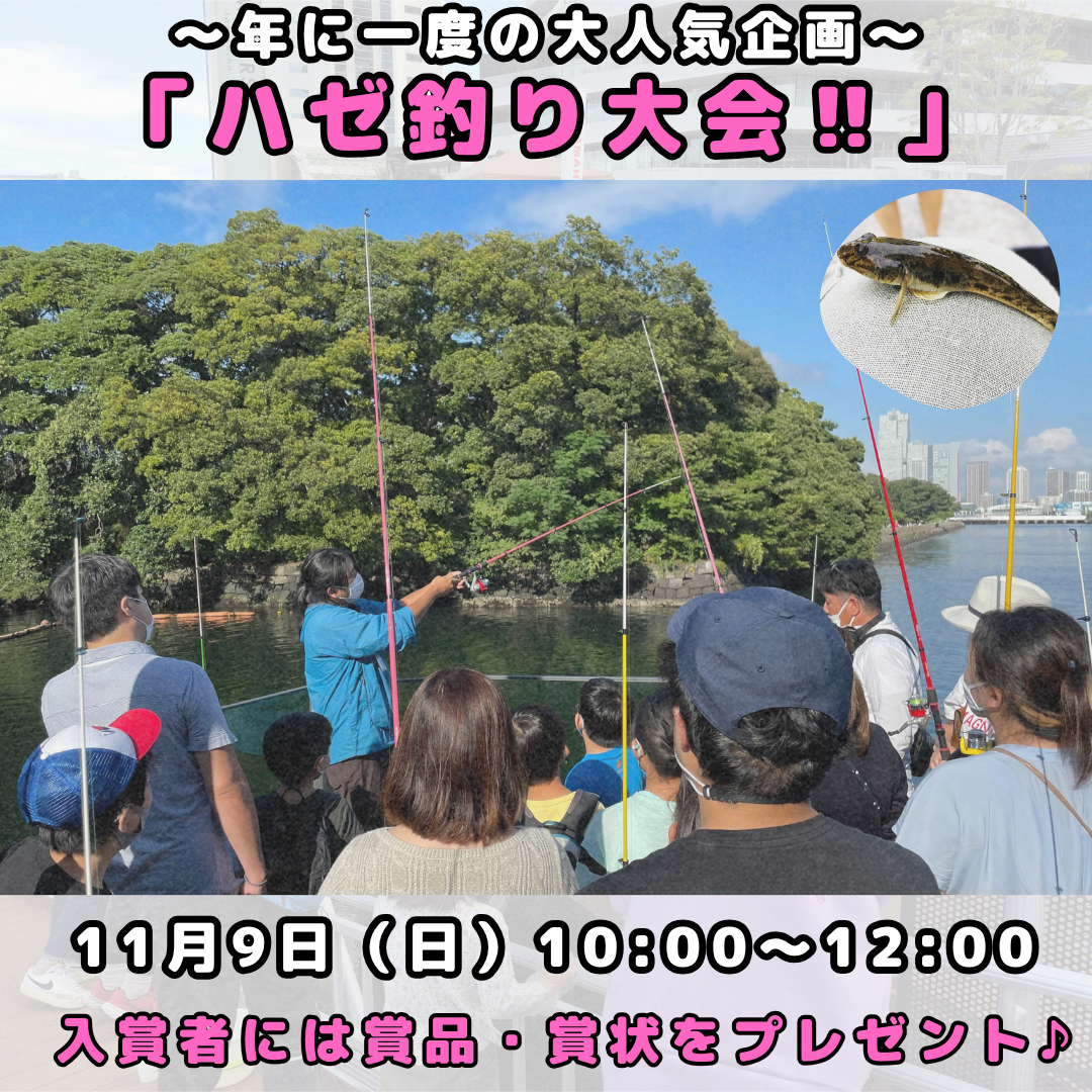 11/9 ハゼ釣り大会!! 11/9 ハゼ釣り大会!!