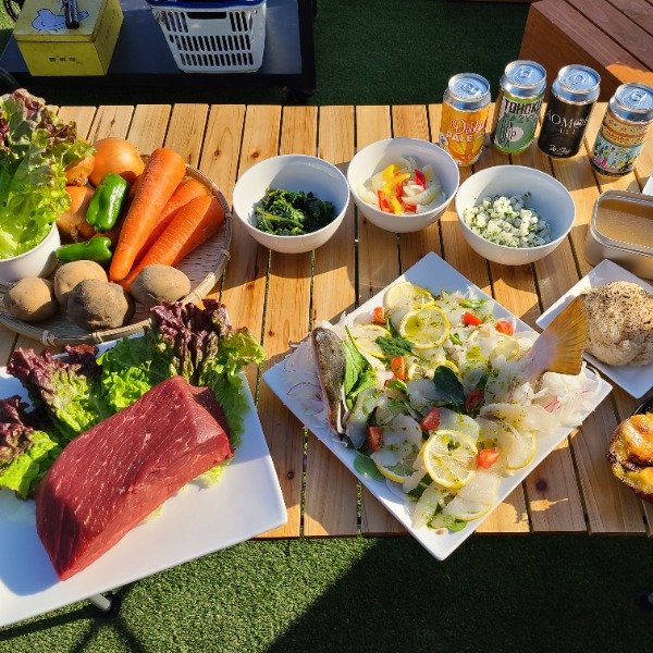 おしゃれで豪快BBQ 青森県南のこだわり食材