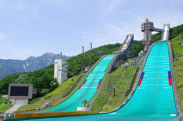 hakuba-mountain-festivalの会場白馬ジャンプ競技場