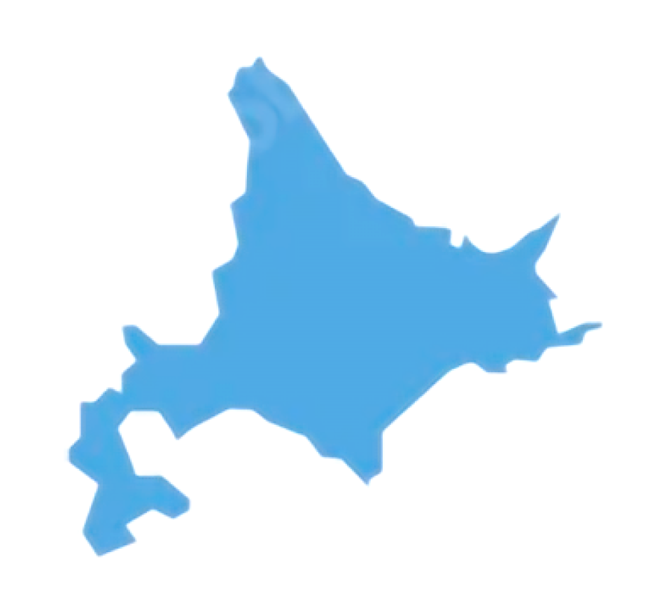 北海道のエリアマップ